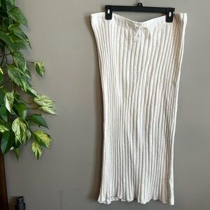Veda Sweater Set - skirt only Size Large in color ivory